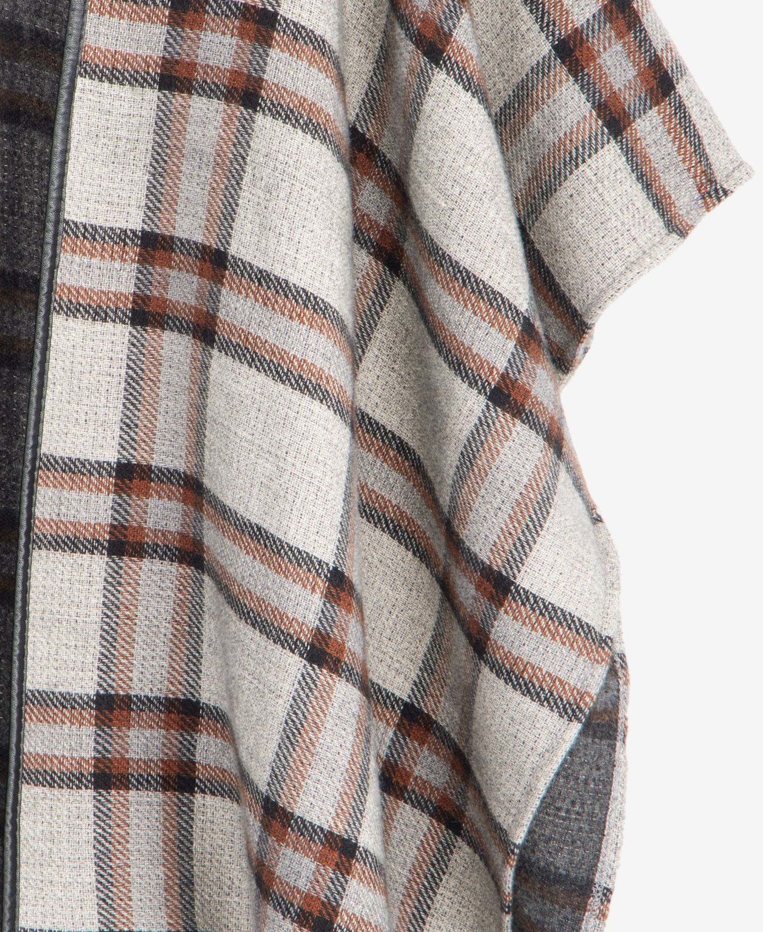 Women's Grid Plaid Topper