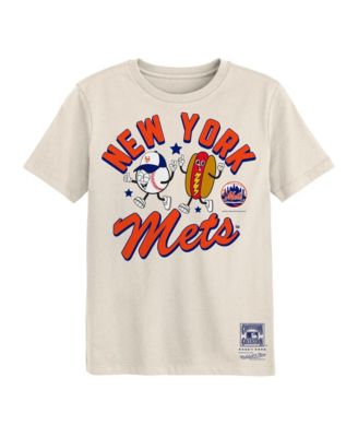 Preschool Natural New York Mets Snack T-Shirt