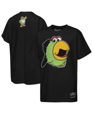 Big Boys and Girls Black Pittsburgh Pirates Big Face Mascot T-Shirt