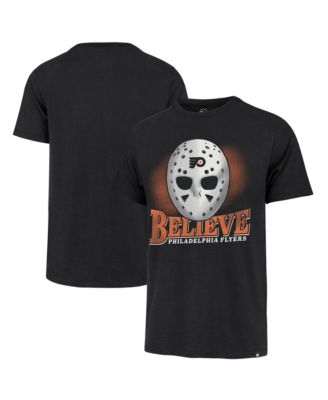 Men's Black Philadelphia Flyers Believe Franklin T-Shirt