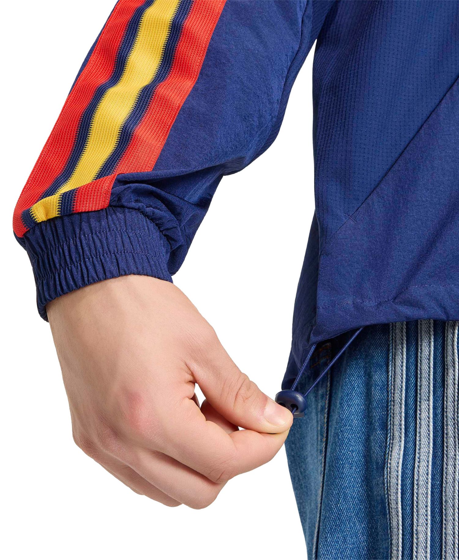 Men's Navy Spain National Team 2026 Home Full-Zip Game Day Anthem Jacket
