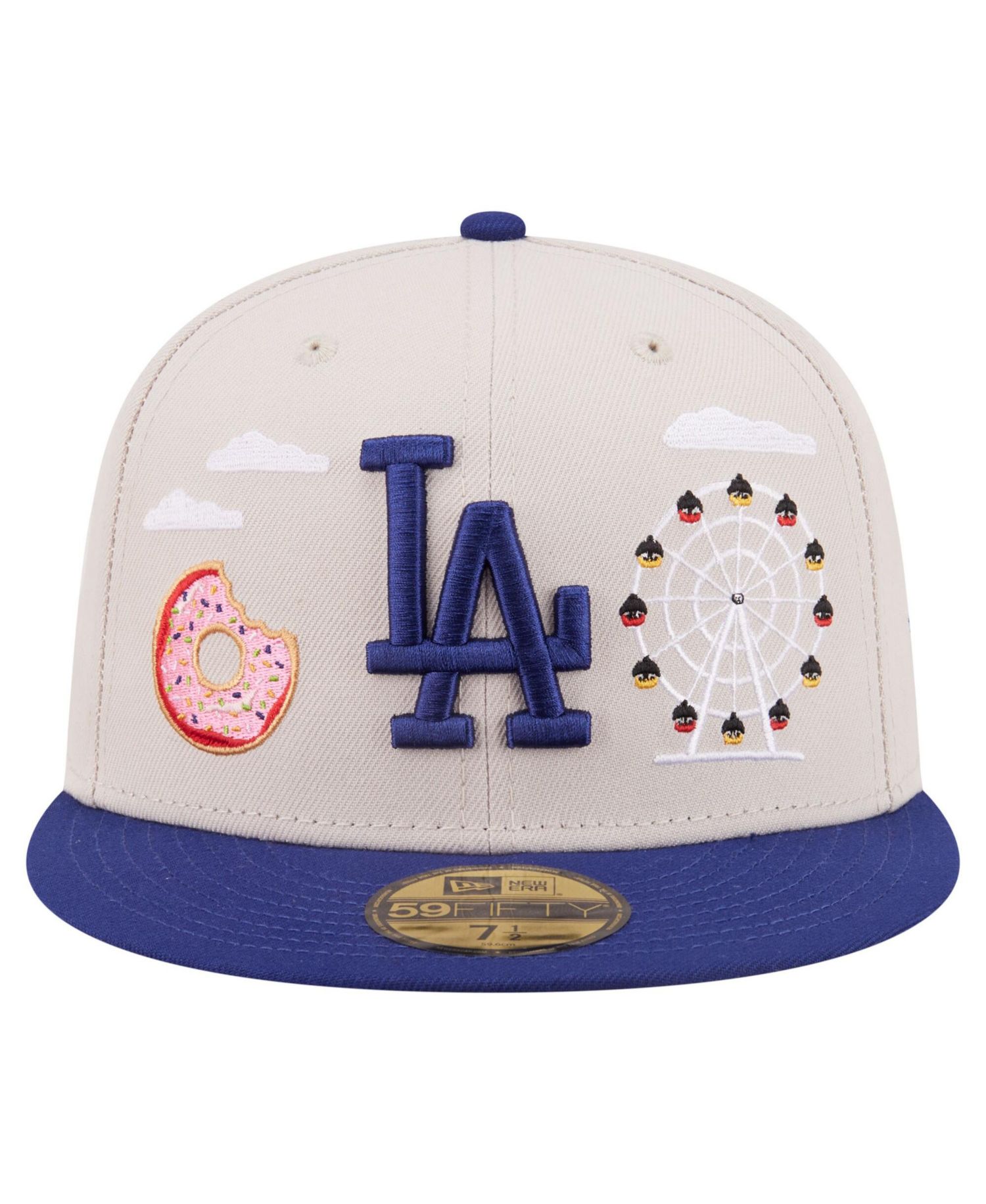 Men's Khaki Los Angeles Dodgers City Icon 59FIFTY Fitted Hat