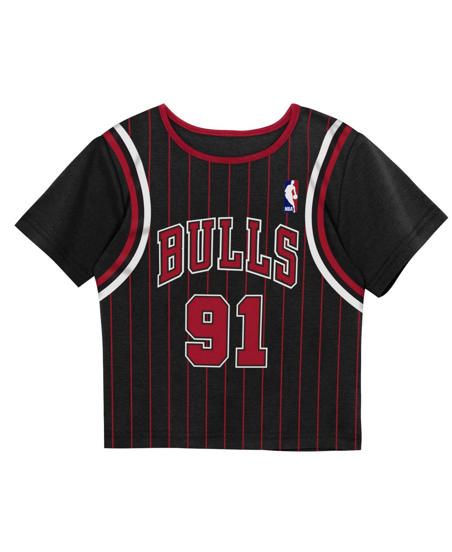Preschool 2-Pack Dennis Rodman Black Chicago Bulls Play by Place T-Shirt and Shorts