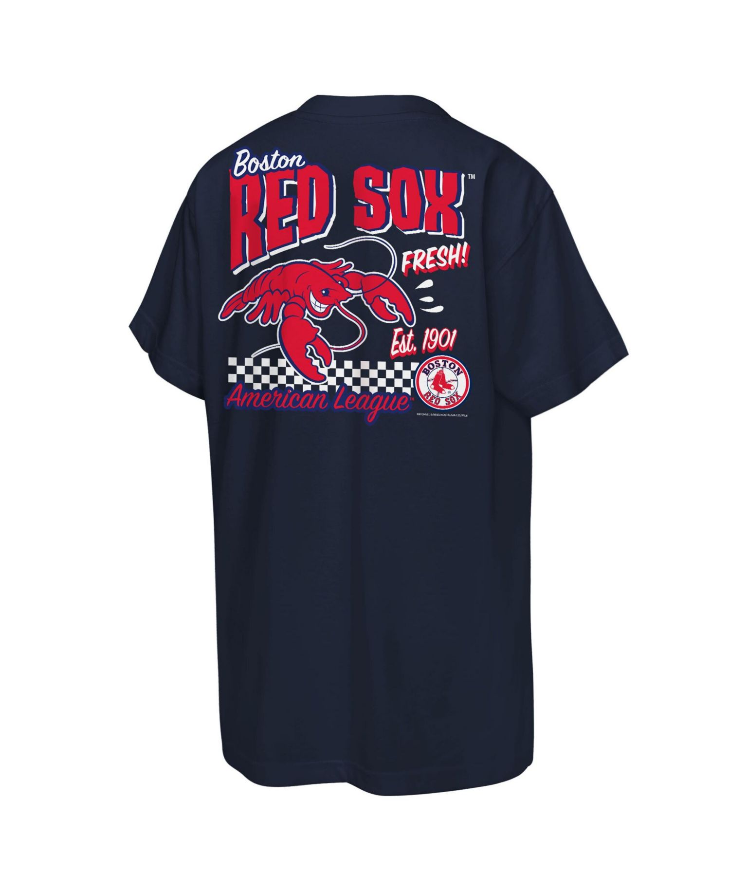 Big Boys and Girls Navy Boston Red Sox Cooperstown Concession T-Shirt