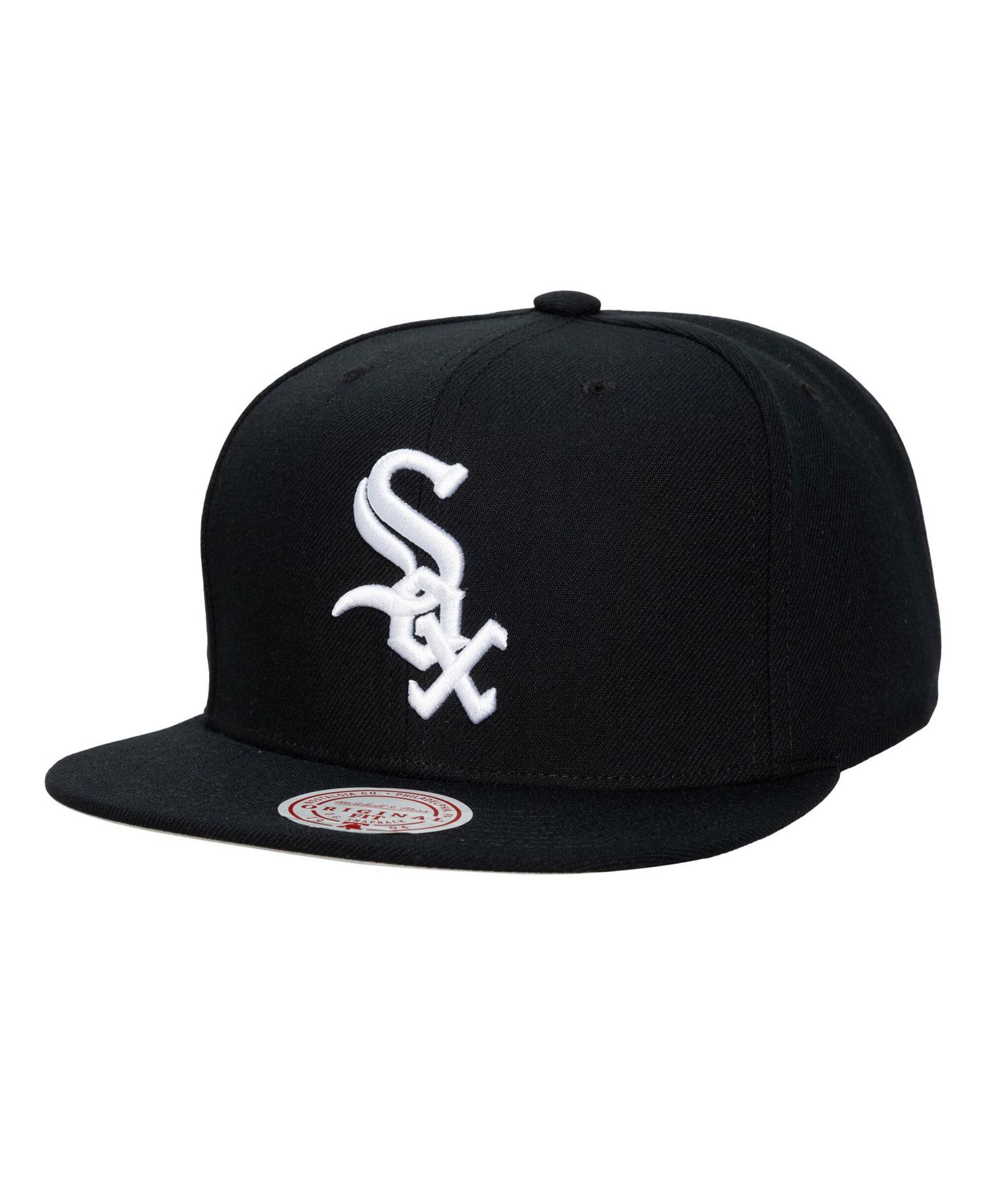 Men's and Women's Black Chicago White Sox Side Logo Snapback Hat