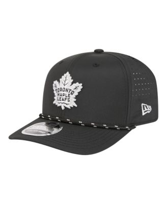 Men's Black Toronto Maple Leaf's Sport Vented 9SEVENTY Rope Adjustable Hat