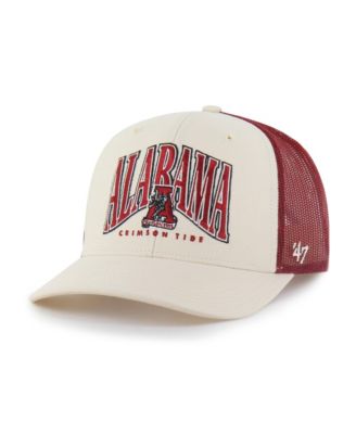Men's Natural Alabama Crimson Tide Drawbridge Trucker Adjustable Hat