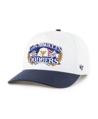 Men's White/Navy Los Angeles Dodgers Americana Eagle Hitch Adjustable Hat