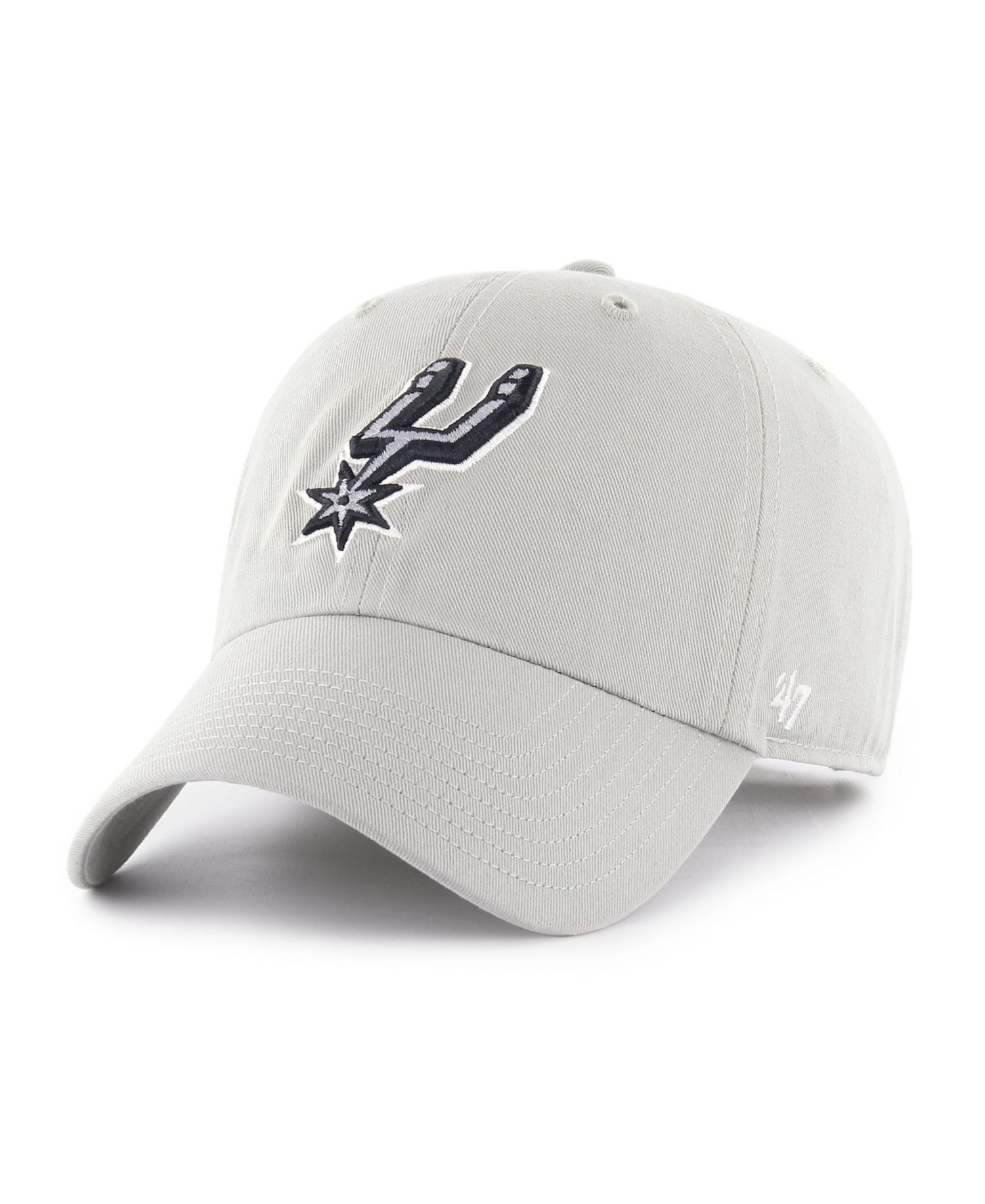 Men's Silver San Antonio Spurs Clean Up Adjustable Hat