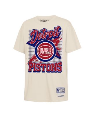 Big Boys and Girls Natural Detroit Pistons Hardwood Classics Retro Vibe T-Shirt