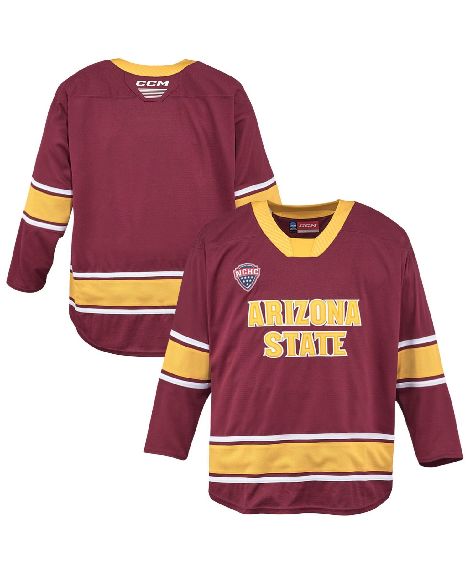 Men's Maroon Arizona State Sun Devils Replica Hockey Jersey