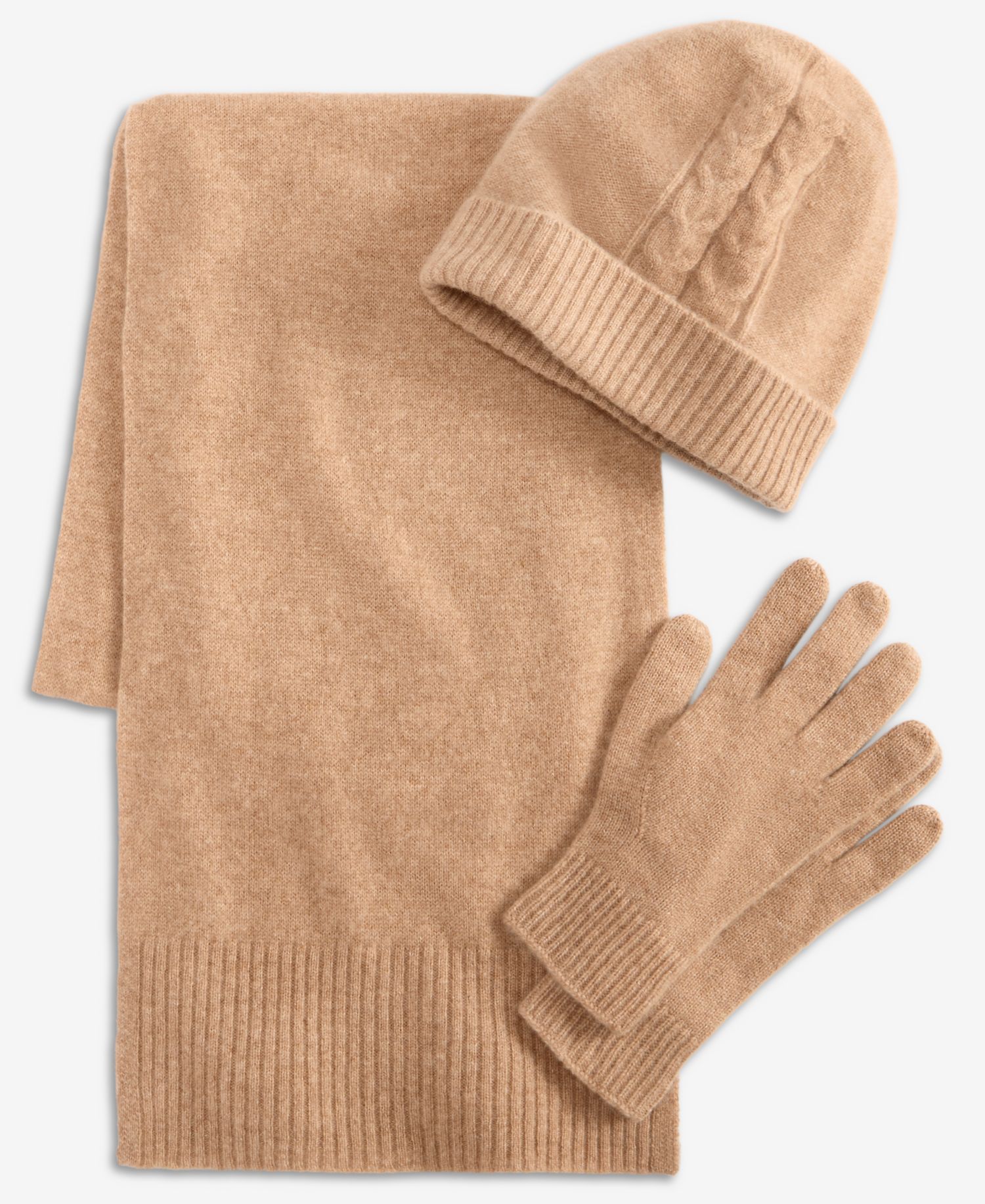 Cashmere Hat, Gloves & Scarf Boxed Gift Set