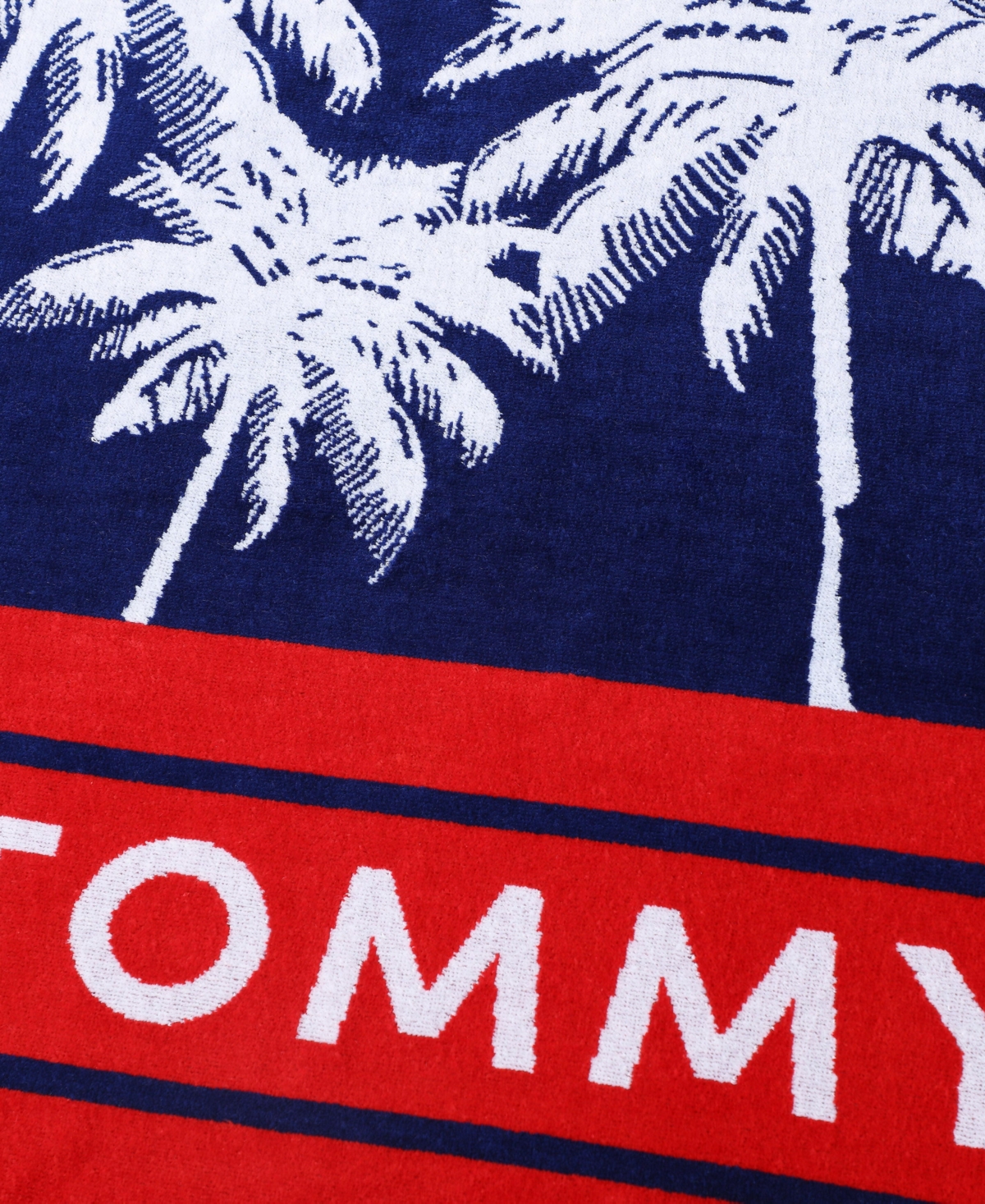 Tommy Hilfiger Boulevard Cotton Beach Towel, 68" x 36"