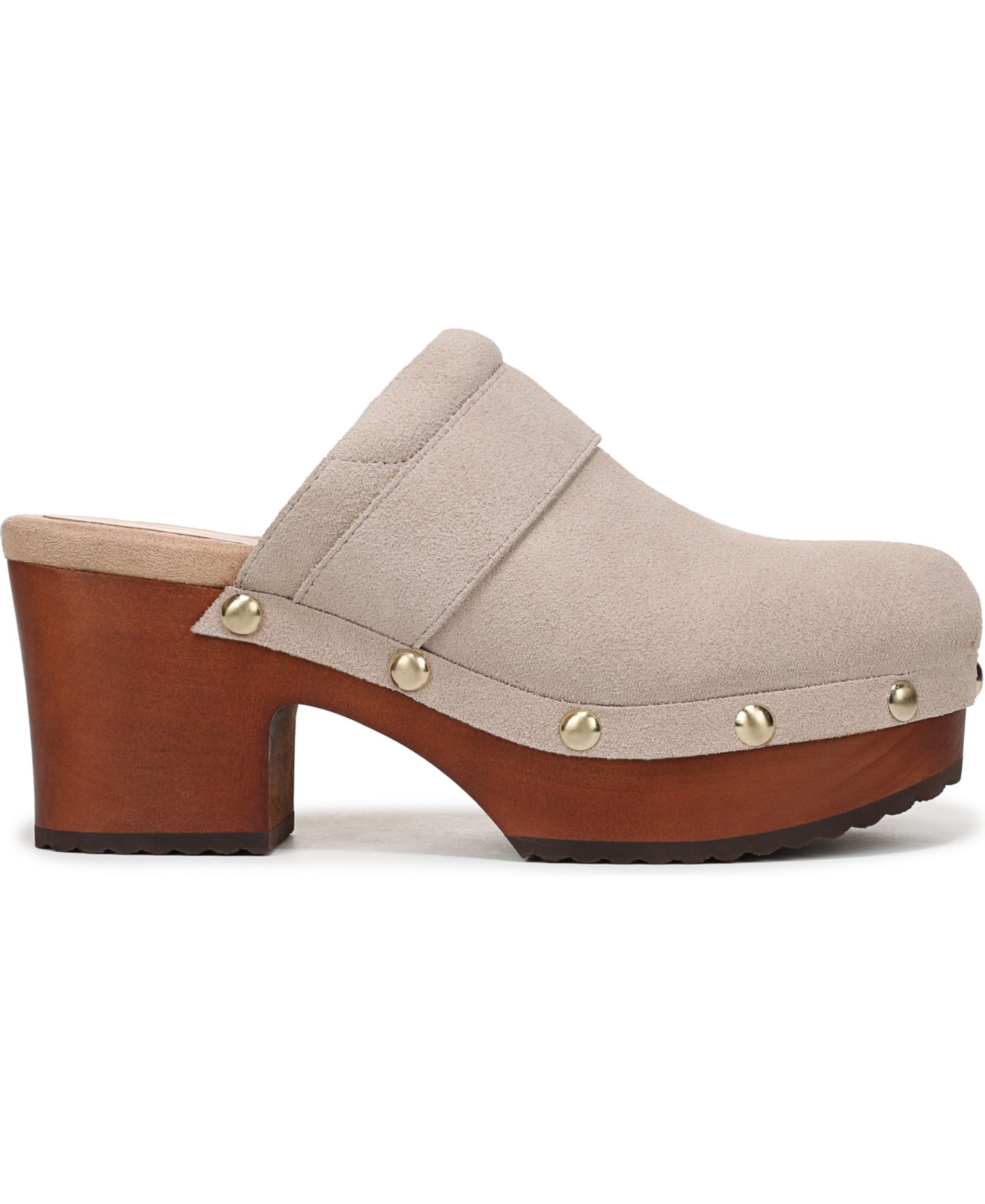 Женские сабо Dr. Scholl's Original Feels Slip-On Clog Mules, цвет: Меловой бежевый кожаный — фото 2