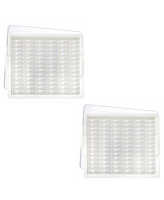 Elizabeth Ward 82 Piece Craft Supplies Organizer (2 Pack)