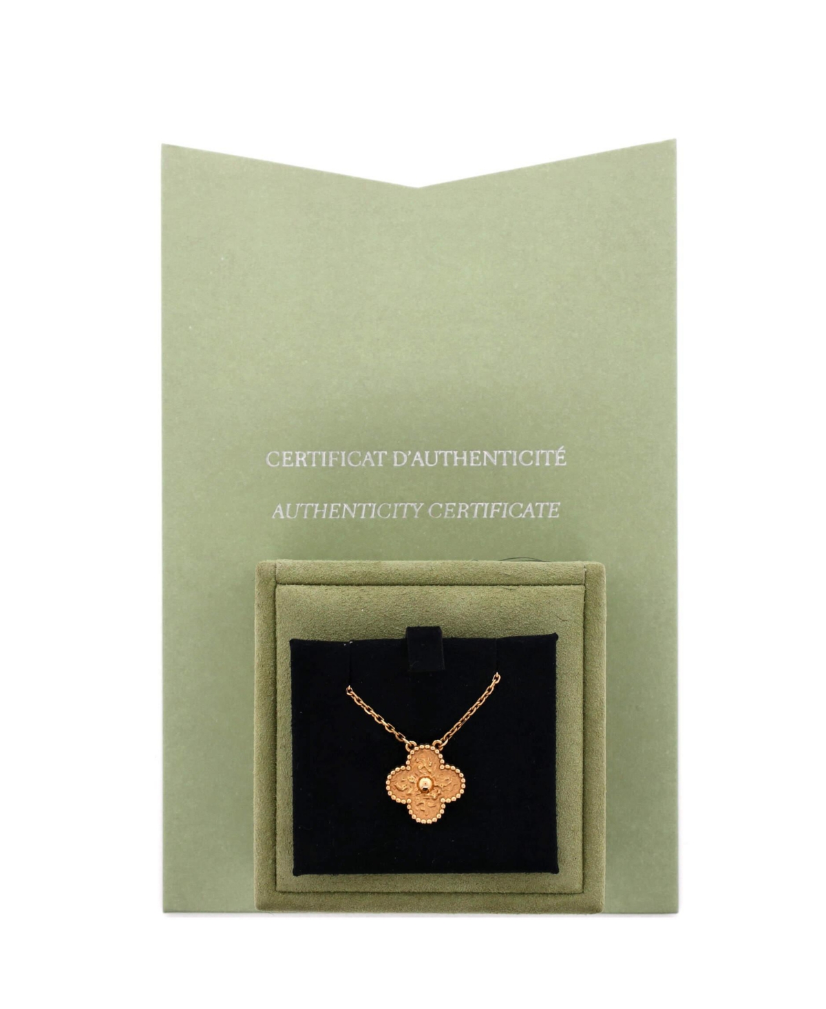 Pre-Owned Van Cleef & Arpels Vintage Alhambra Pendant Necklace