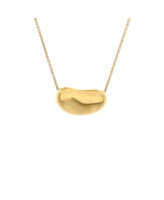 Pre-Owned Tiffany & Co Elsa Peretti Bean Pendant Necklace - 18k yellow gold