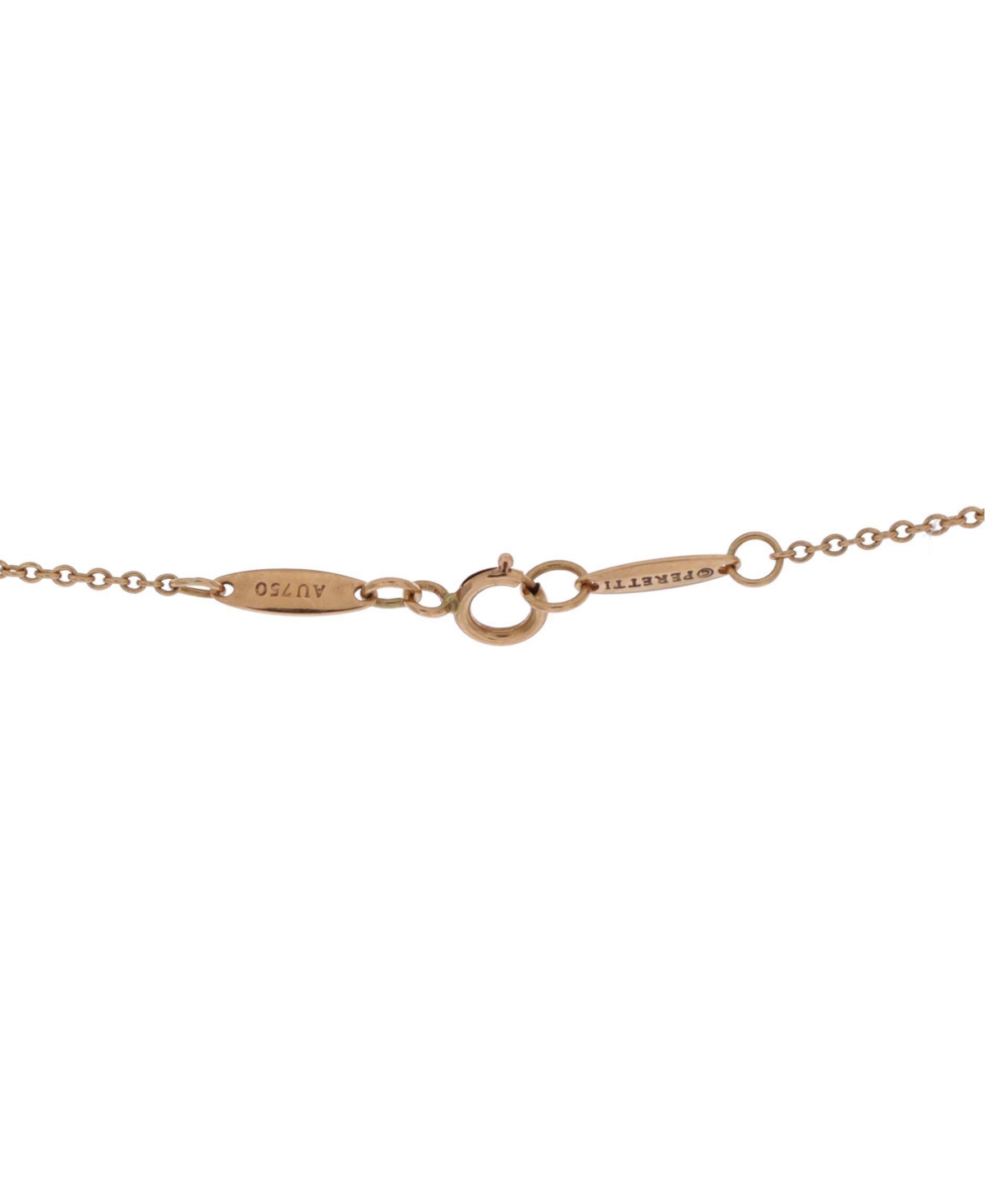 Pre-Owned Tiffany & Co Elsa Peretti Open Heart Pendant Necklace