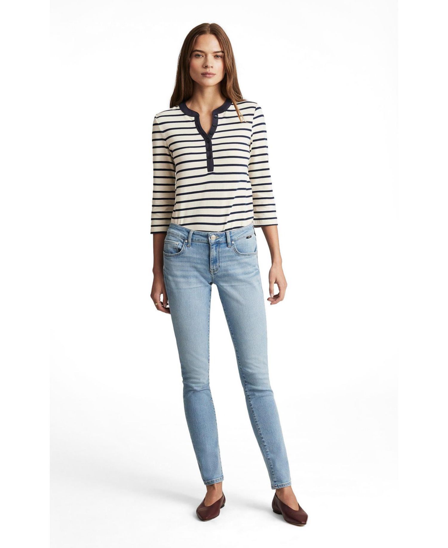 Women's Alexa Mid Rise Skinny Jeans