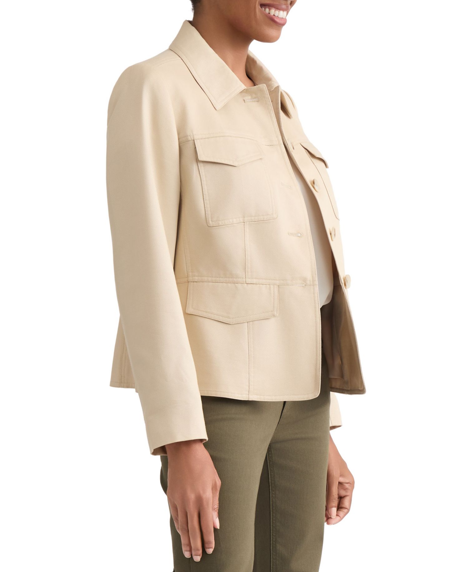 Women's Safari Button-Front Jacket