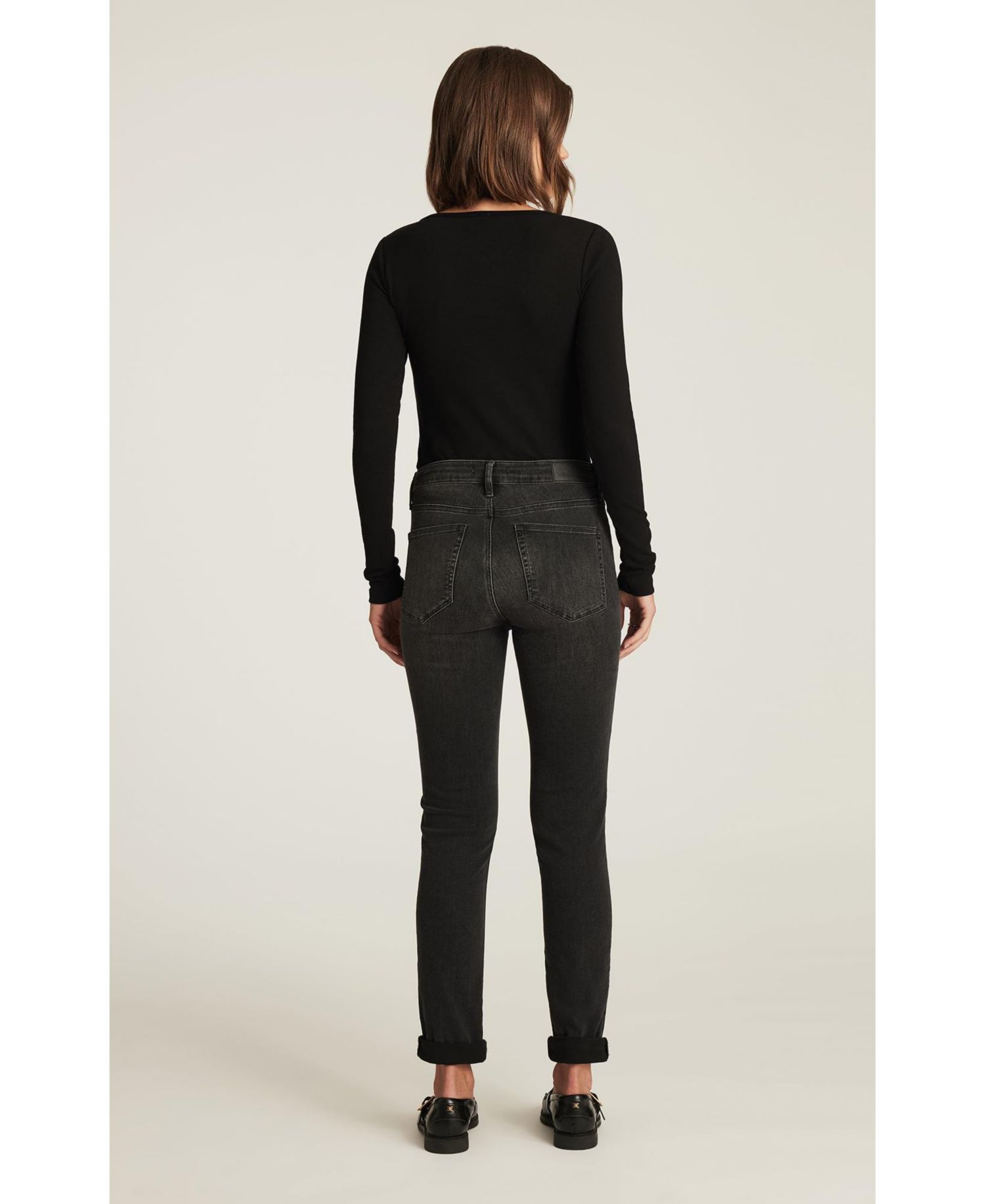 Women's Kathleen Mid Rise Slim Boyfriend Jeans