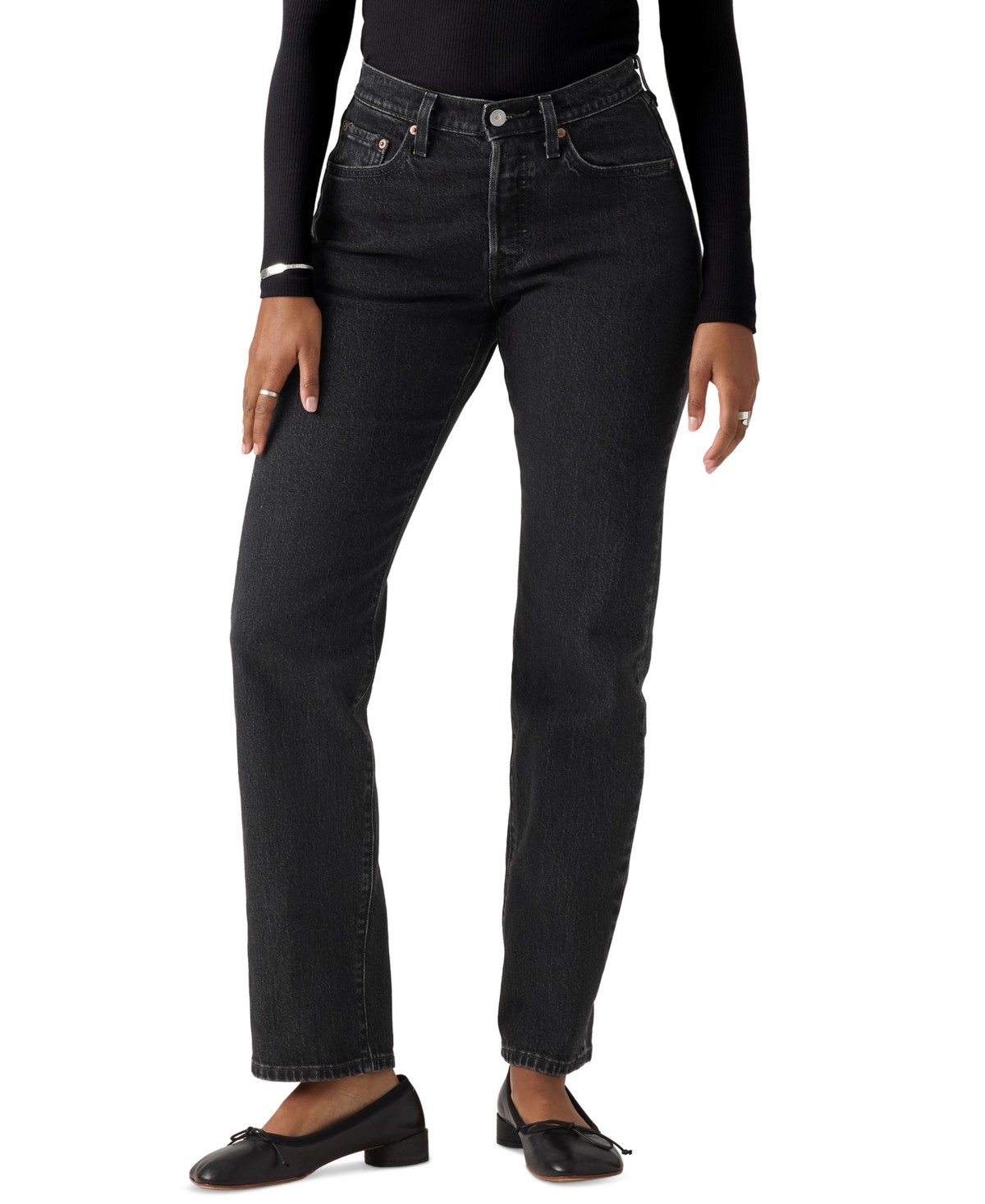 Женские джинсы Levi's Women's 501 Curve High-Rise Straight-Leg Jeans — фото 1