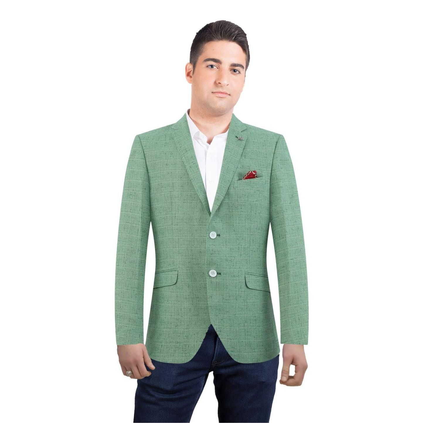 Мужское пальто Elie Balleh Slim Fit Sports Coat, цвет: Оливковый — фото 1
