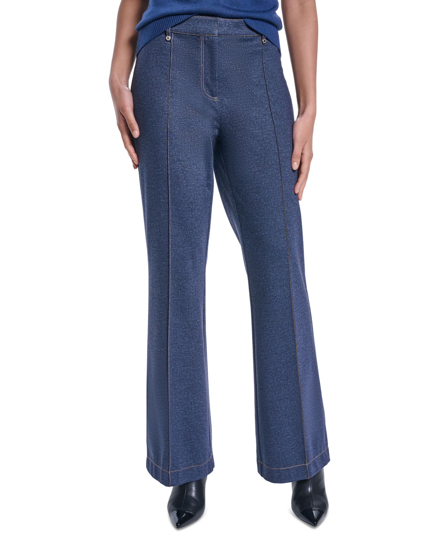 Petite Mid-Rise Pants