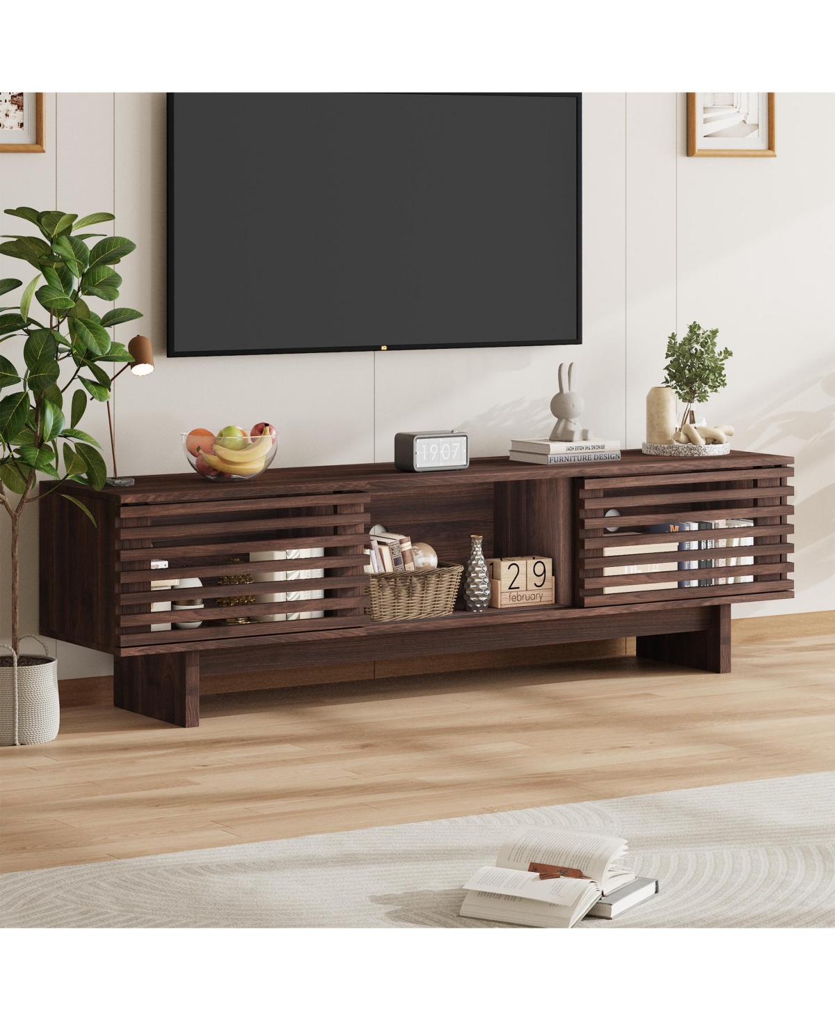 gaomon 63 Inch Farmhouse Tv Stand
