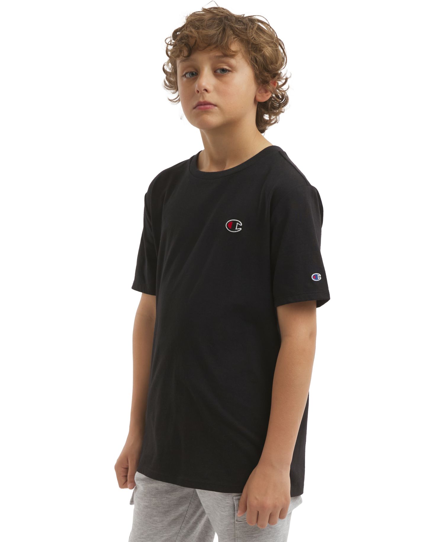 Boys' 8-20 C-Patch Logo Short-Sleeve T-Shirt