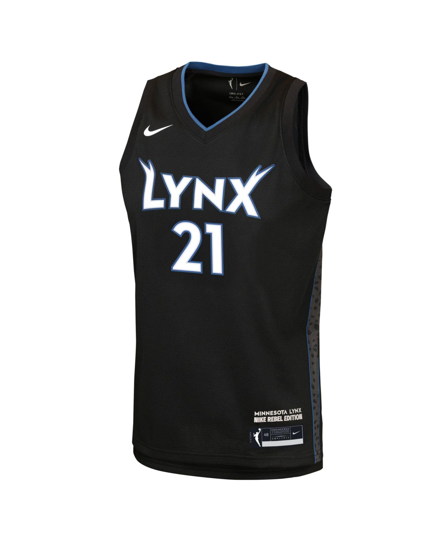 Big Boys and Girls Kayla McBride Black Minnesota Lynx Victory Jersey - Rebel Edition