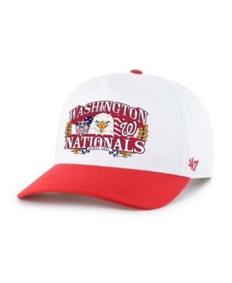 Men's White, Red Washington Nationals Americana Eagle Hitch Adjustable Hat