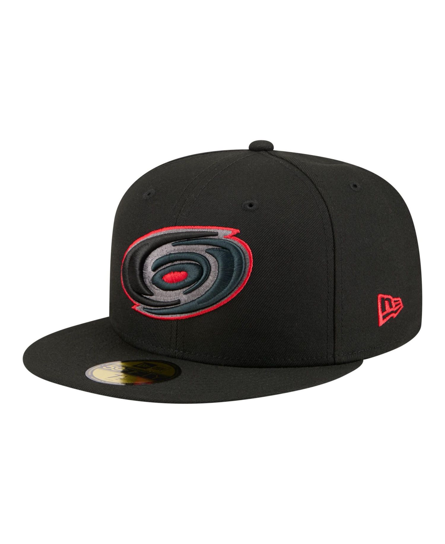 Men's Black Carolina Hurricanes Color Pop 59FIFTY Fitted Hat