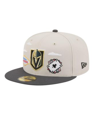 Men's Tan/Black Vegas Golden Knights Localized City Icon 59FIFTY Fitted Hat