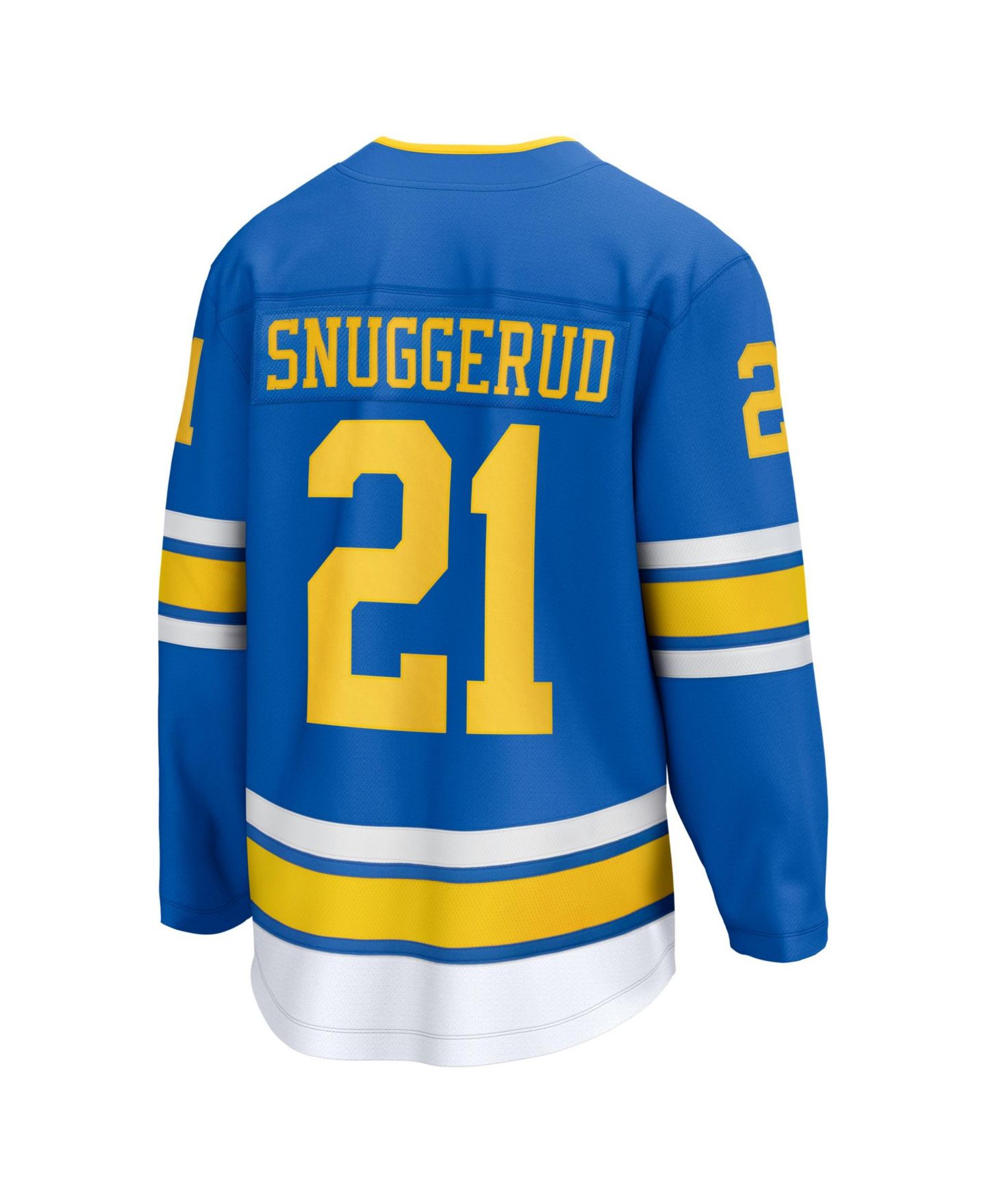 Мужской топ Fanatics Jimmy Snuggerud Blue St. Louis Blues Home Breakaway Jersey — фото 2