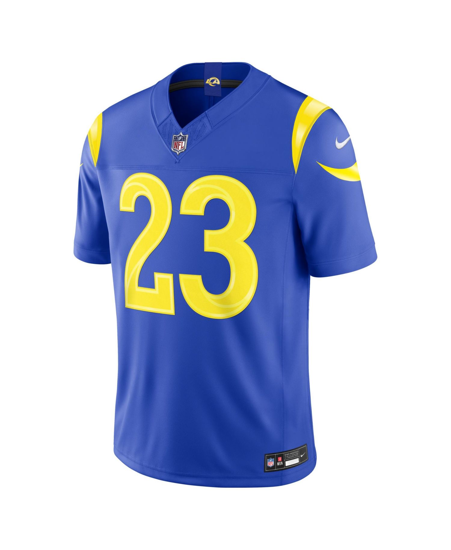 Men's Kyren Williams Royal Los Angeles Rams Vapor F.U.S.E. Stitched Limited Jersey
