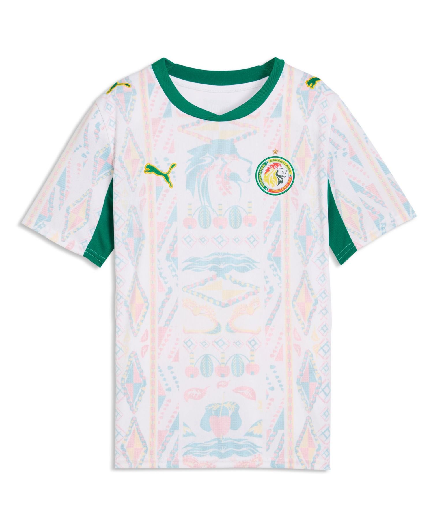 Big Boys and Girls White Senegal National Team 2026 Home Replica Jersey