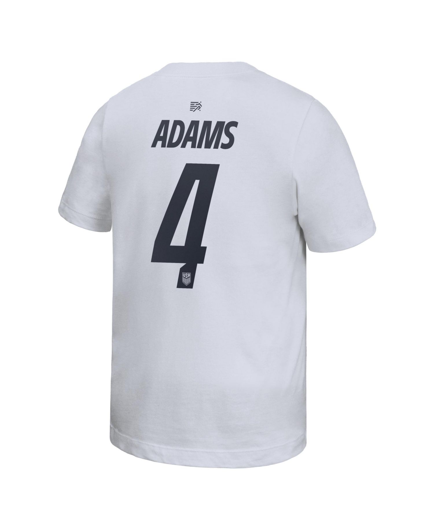 Big Boys and Girls Tyler Adams White USMNT Home Player Name & Number T-Shirt