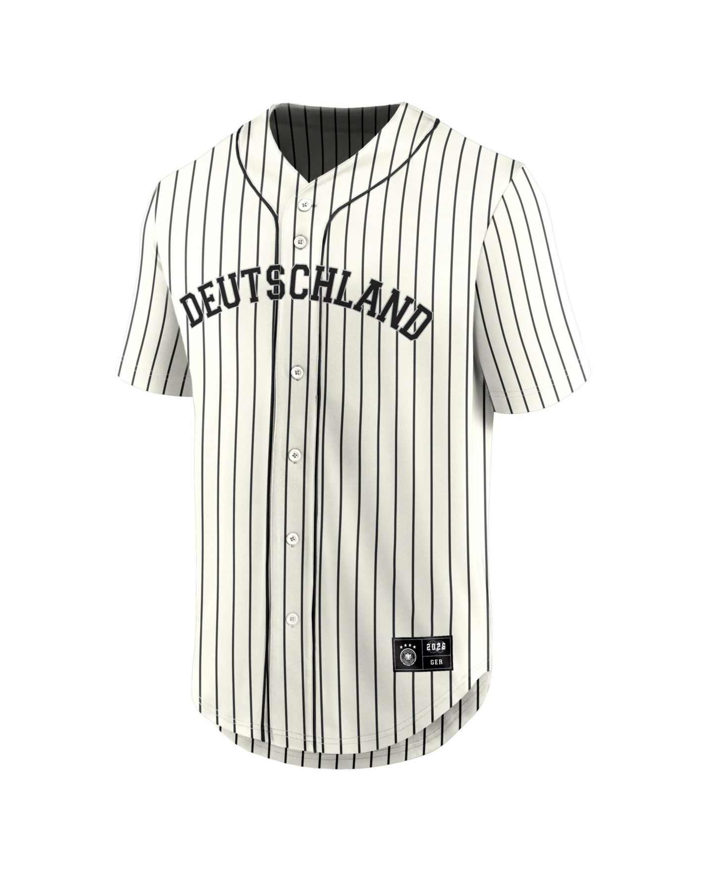 Мужской топ Fanatics Cream Germany National Team Oversized Baseball Jersey — фото 3