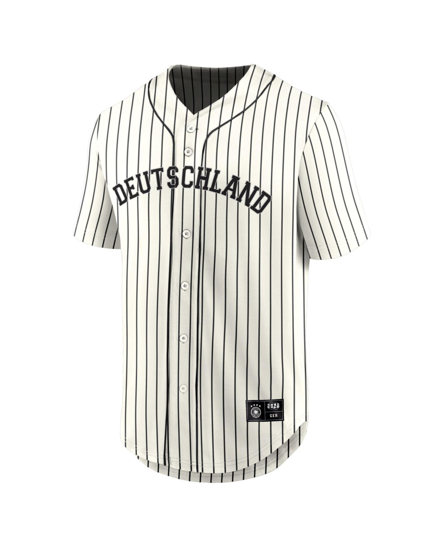 Men's Cream Germany National Team Oversized Baseball Jersey