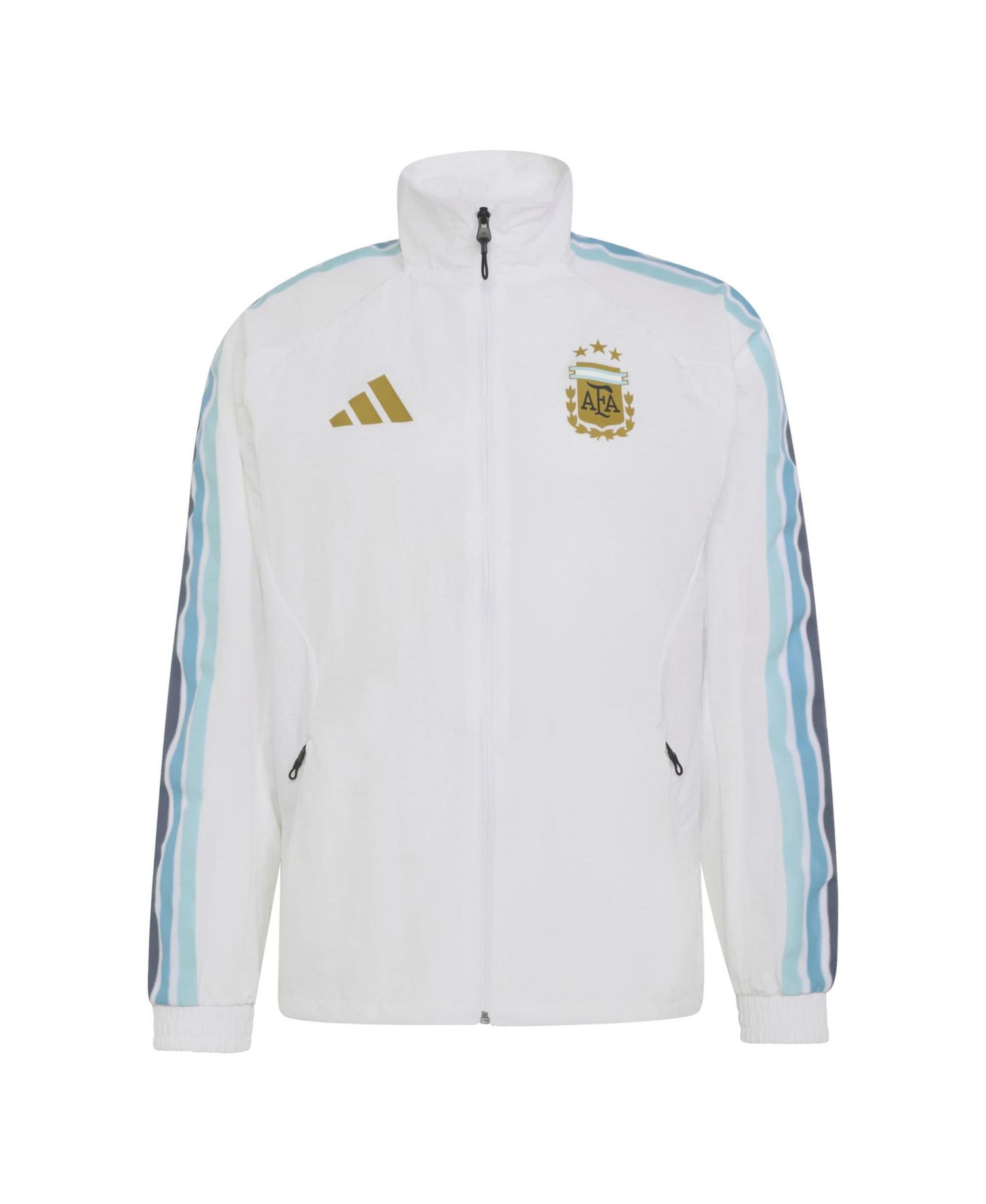 Men's White Argentina National Team 2026 Home Full-Zip Game Day Anthem Jacket