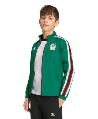 Big Boys and Girls Green Mexico National Team 2026 Full-Zip Game Day Anthem Jacket