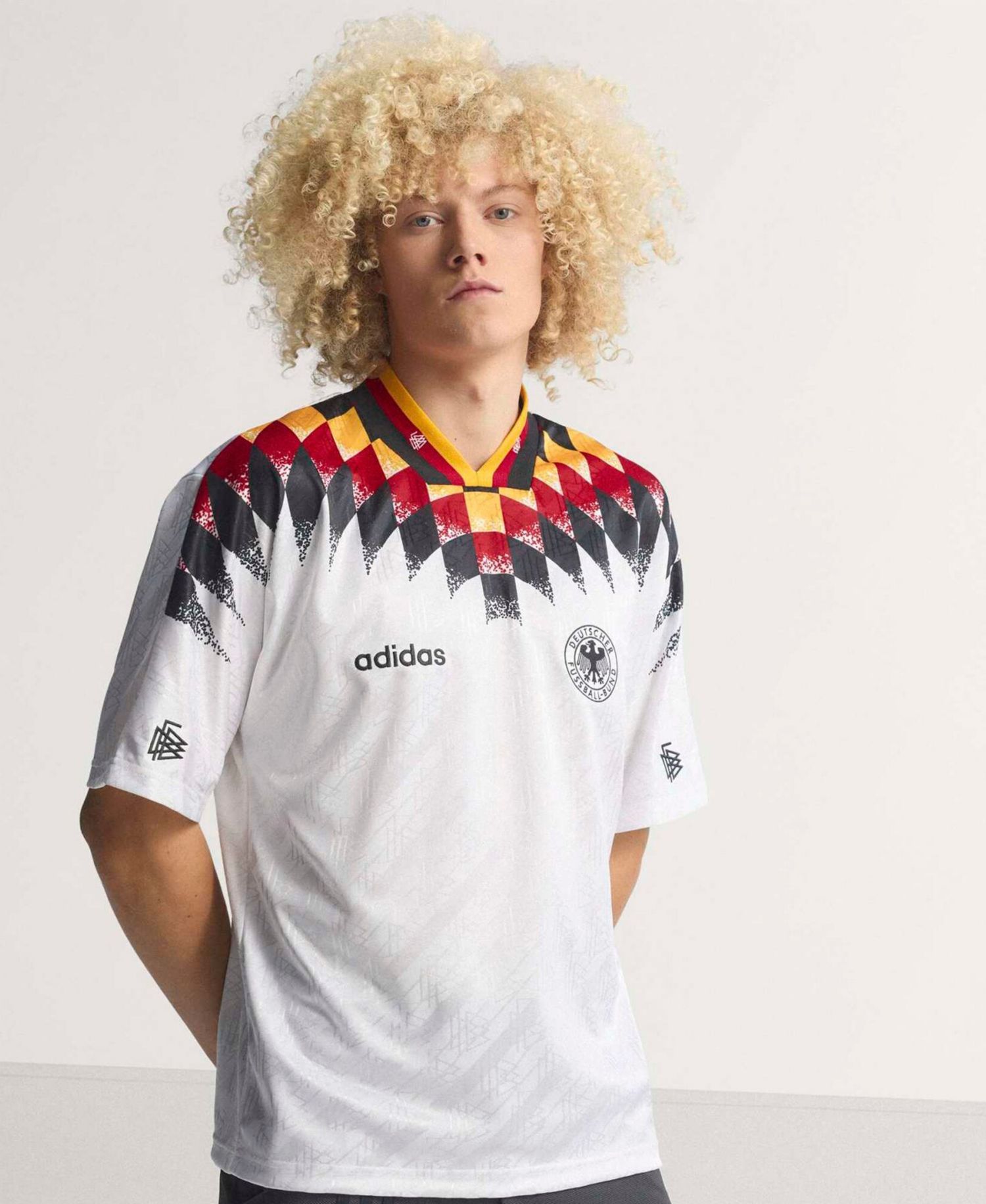 Men's White Germany National Team 1994 Home Bringback Jersey