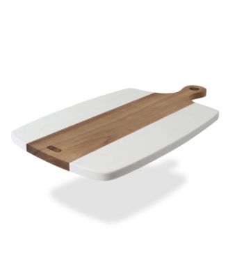 Acacia and Marble Serving Board