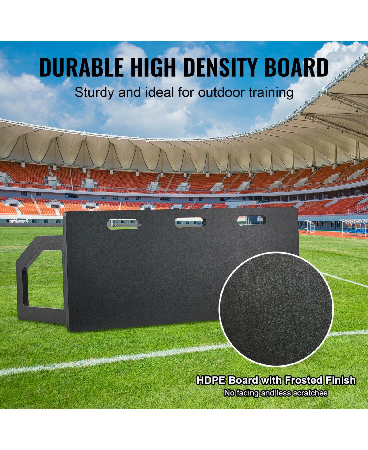 Vevor Soccer Rebounder Board Portable Soccer Wall with 2 Angles Rebound