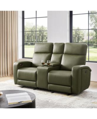 Basit 71" Modern Power Zero Gravity Theater Seating Recliner Sofa with Storage Armrest And Cup Holders