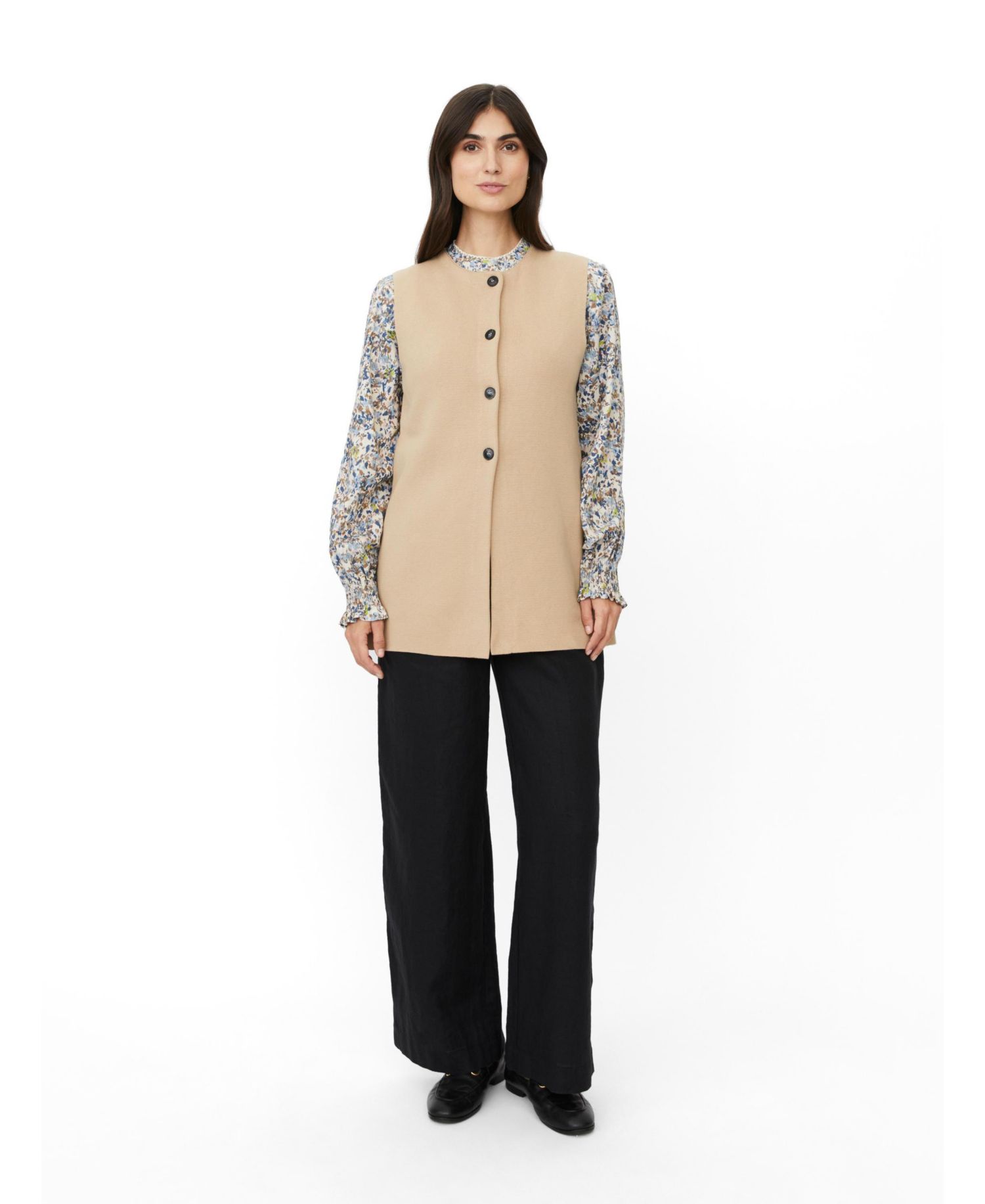 Women's MaLinbine Longline Sleeveless Cardigan