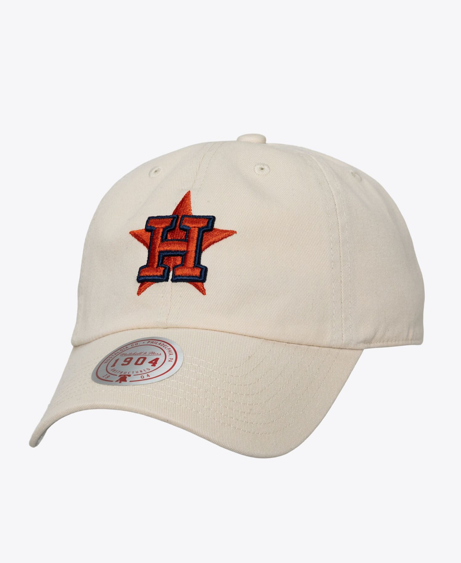 Men's and Women's Cream Houston Astros Off-Season 1904 Strapback Adjustable Hat
