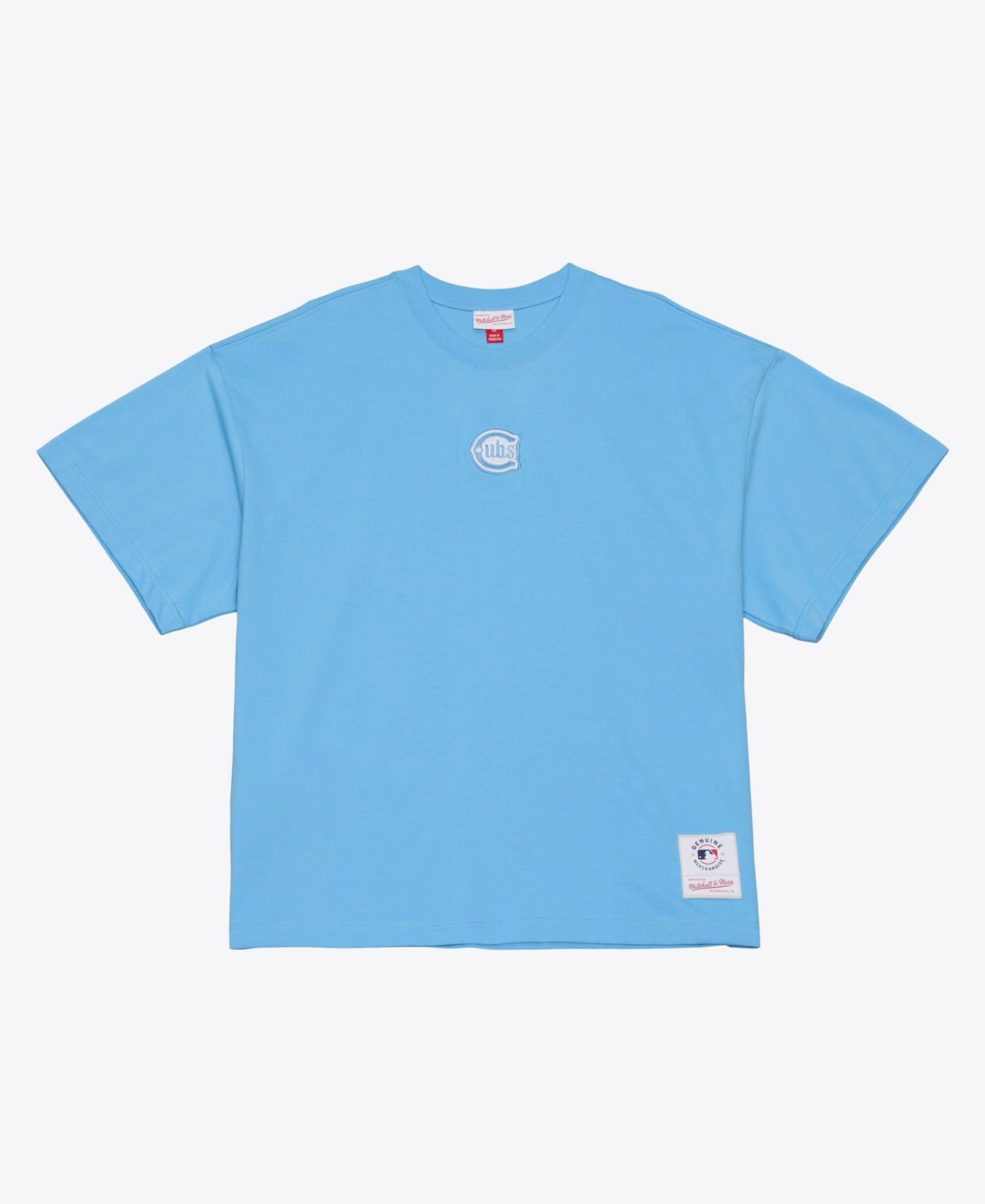 Men's Light Blue Chicago Cubs Insignia Premium T-Shirt