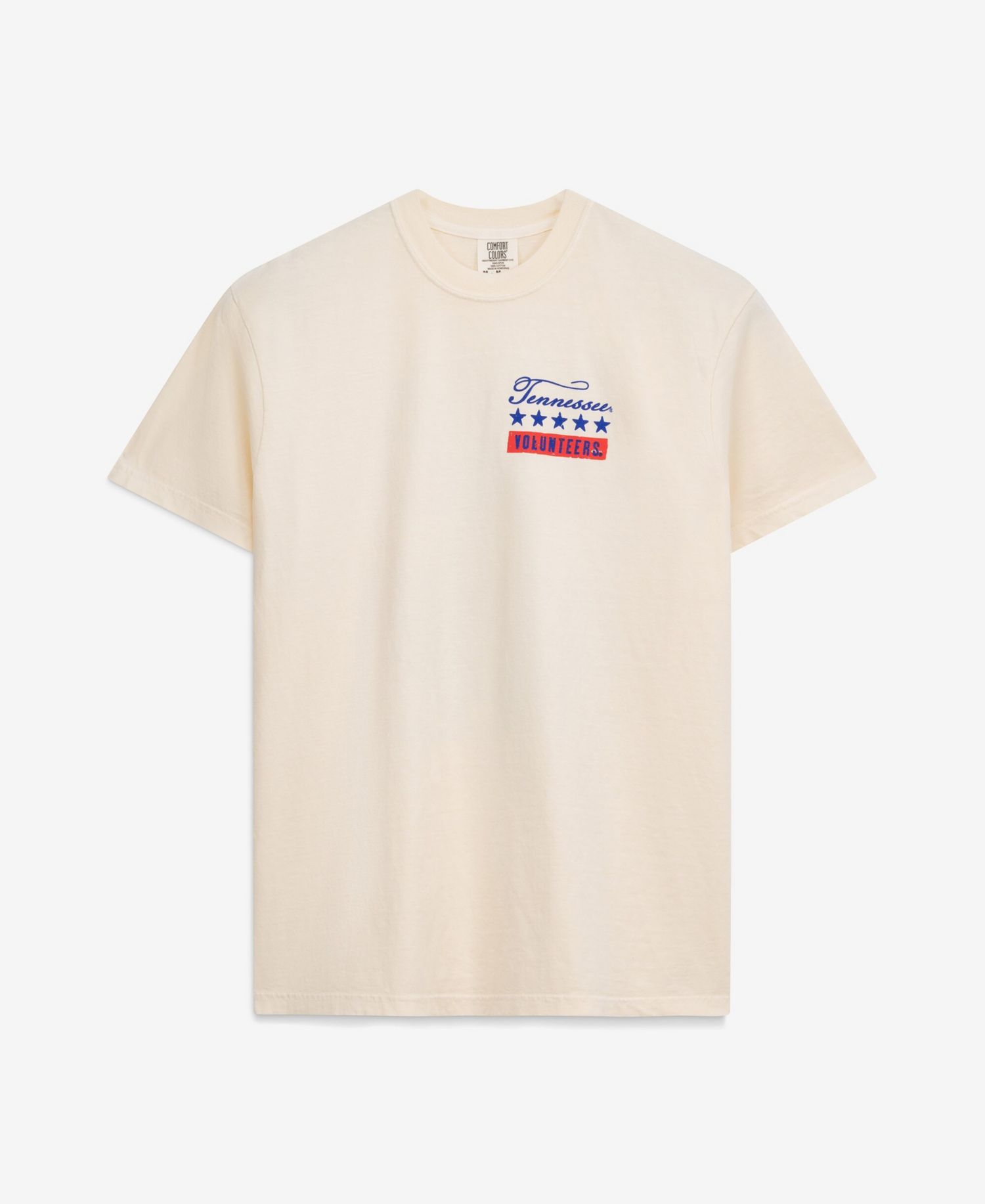 Men's Cream Tennessee Volunteers Uncle Sam Mascot T-Shirt